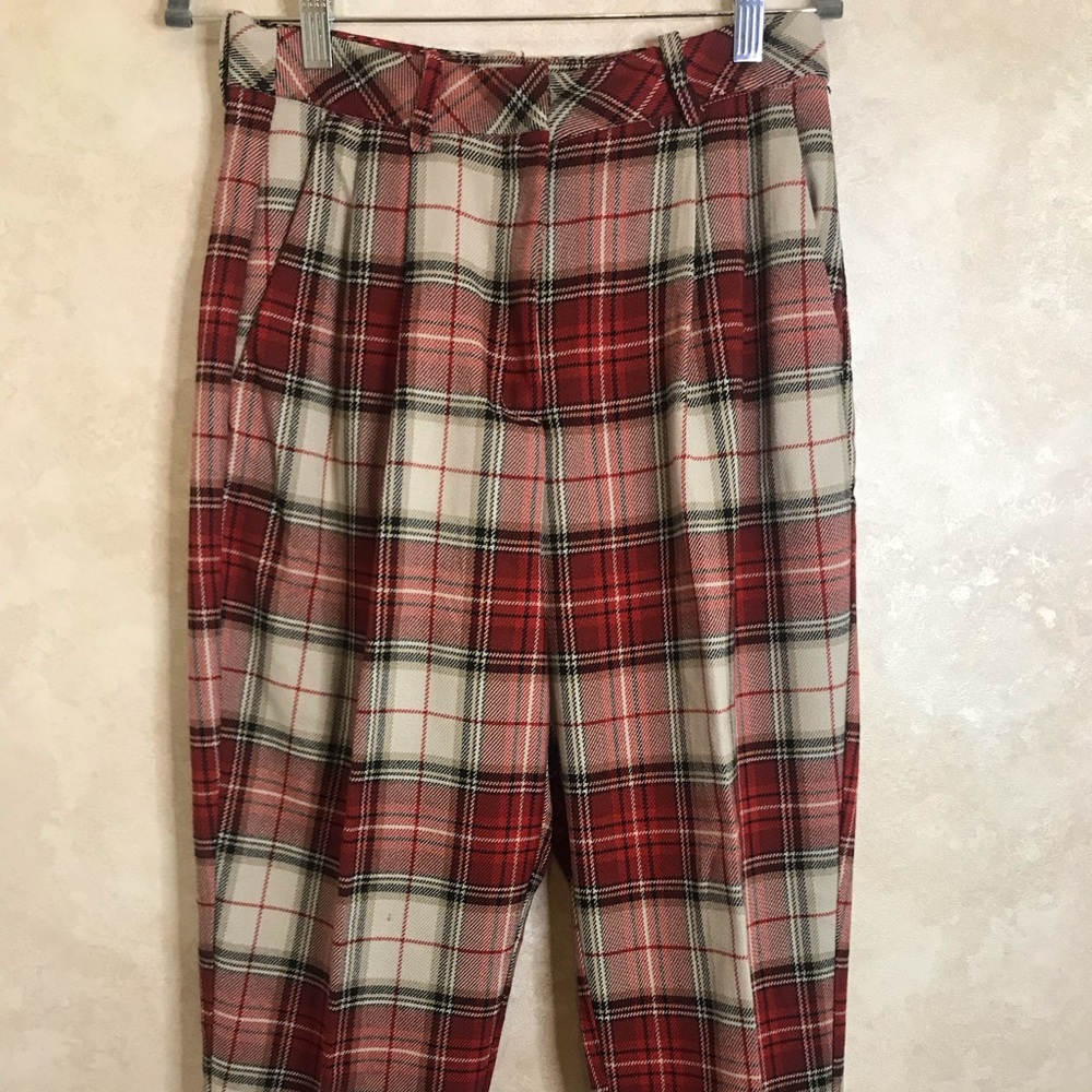 H&M plaid pants